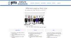 Desktop Screenshot of matureaccountants.com